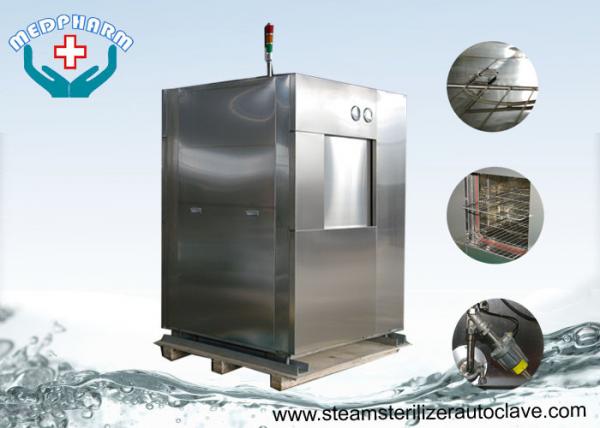 Cheap Laboratory Research Double Door Veterinary Autoclave With Pre Vacuum Function for sale