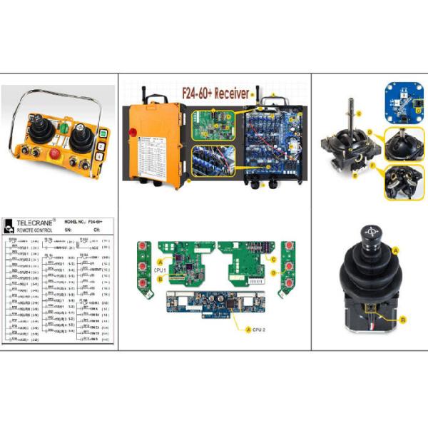 Handheld Industrial Remote Control For Gantry / Overhead / Bridge Crane