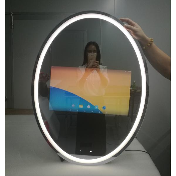 Full HD Wall Mounted Touchscreen Smart Mirror 18 . 5 Inch 1 Year Warranty