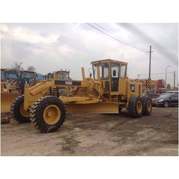 123KW Old Road Grader , CAT 140G Motor Grader With Good Working Condition