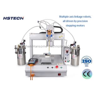 Quality High Precision Four-Station Round Glue Dispensing Machine for PCB Assembly wholesale