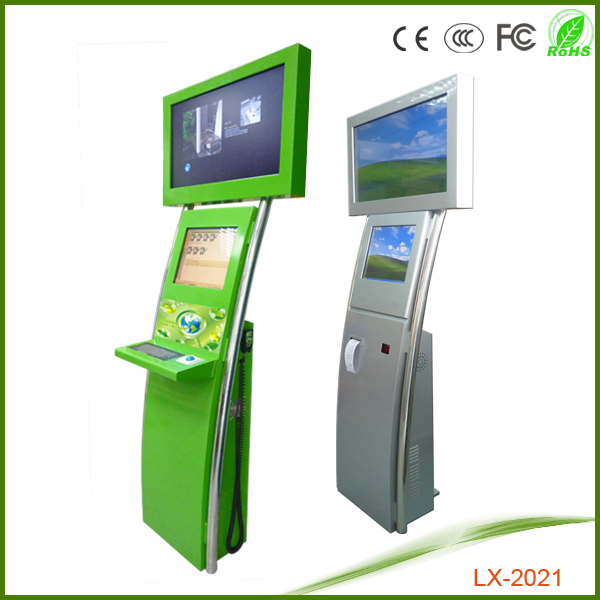 Free Standing Touch Screen Information Kiosk 24 Hours Unattended Operation