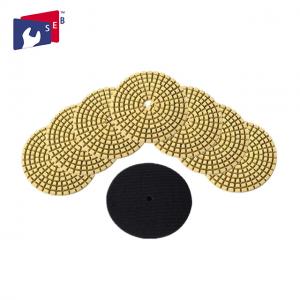 Quality Concrete Granite Wet Diamond Polishing Pads 7 Grits OEM Service Easy To Use wholesale