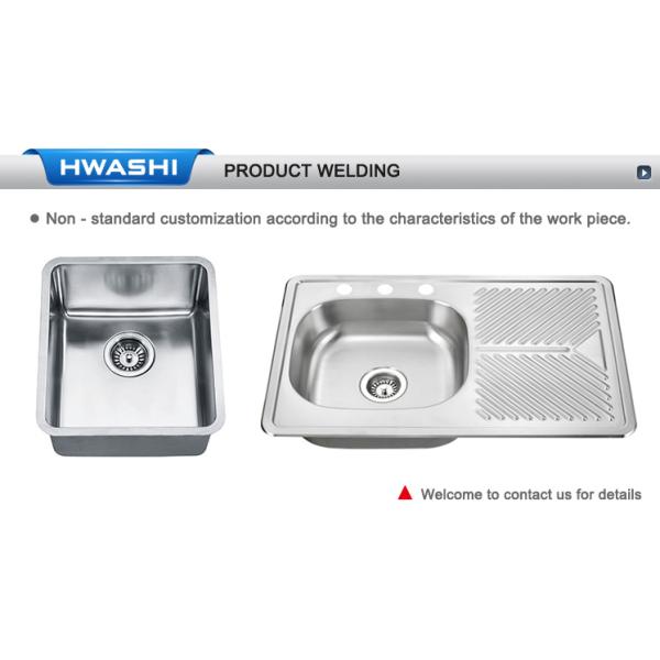 CNC Automatic SS Kitchen Sink Edge Seam Welding Machine Grinding / Making / Polishing