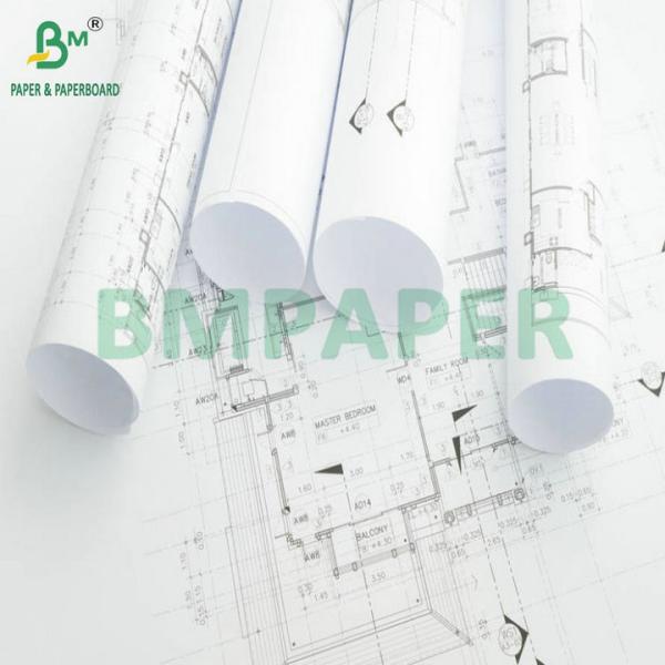 24'' x 300ft 2'' Core Inkjet Paper Bond Roll For Printing Layout Plan 24'' X 300ft 2'' Core Inkjet Paper Bond Roll For Printing Layout Plan