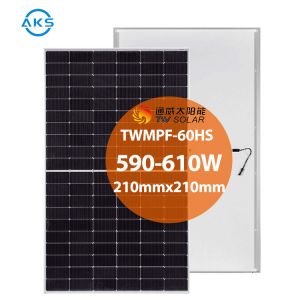 Buy cheap 595W High Power TW Solar Panels 605W 610W 600W Monofacial Solar Panels Half Cell from wholesalers