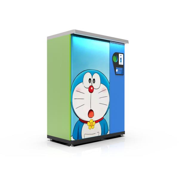 Outdoor Circle RVM 737 RVM Recycling Machines LCD Screen Display