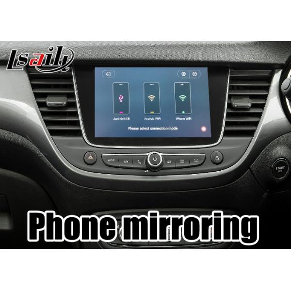 Android 7.1 Car Video Interface for 2014-2018 Opel Crossland X Insignia support mirrorlink smartphone , double windows