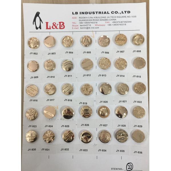 2021 Latest High Quality Zamak Alloy Denim Jeans Button Factory Made Metal Button