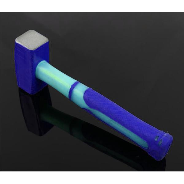 Stoning Hammer(XL-0067) with powder coated surface, color rubber handle and durable quality