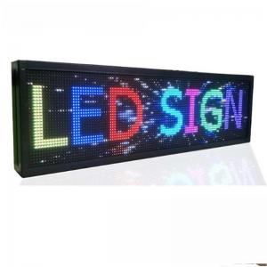 Quality P10 USB Programmable LED Window Display Signs 220V Indoor Led Signs For Business wholesale