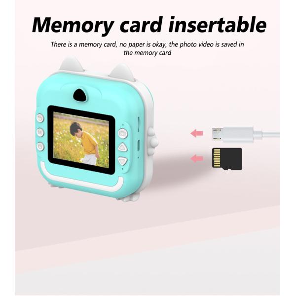 2.4inch IPS Screen Child Camera with Thermal Printer Instantly Print Photos and Record Videos