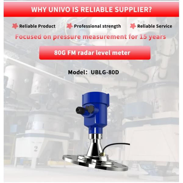 Customizable Solid-Liquid Detection 80G Radar Level Gauge for Industrial Applications