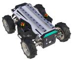 Wireless Control RLSDP 2.0 IP65 4 Wheel Robot Chassis