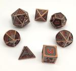 Practical Plating Sharp Edge Dice Set , Multipurpose Custom Dice Sets