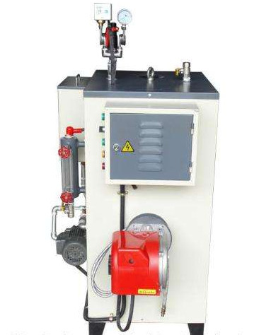 Vertical Tubular Gas Fired Steam Generator Q345R Steel Plate Material Full Combustion