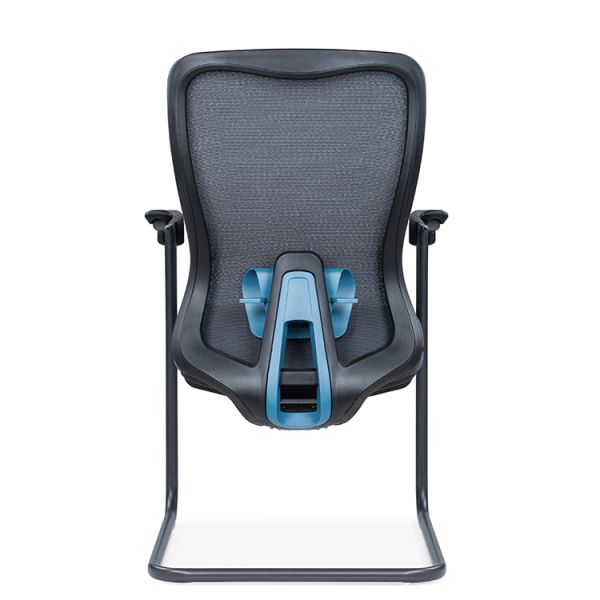 Foshan Factory Office Visitor Chair Non Swivel Mid Back Ergonomic Cheap Conference Meeting Room Chairs