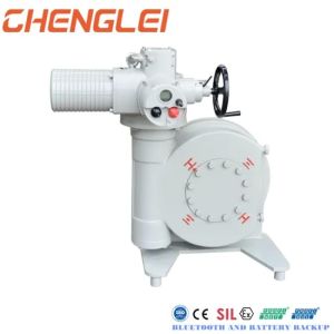 China Aluminum Alloy 1/4 Turn Electric Valve Actuator with Manual Override for Dampers and Valves on sale