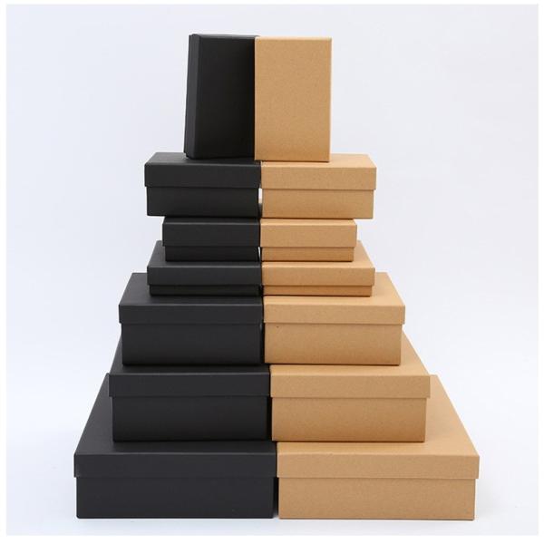13*7*6cm Kraft Custom Paper Packaging Box For Gift 4c Print