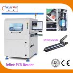 High Efficiency Inline PCB Router Machine with Break Blade Checking Function