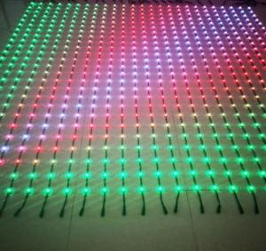 flexible led mesh Pixel Pitch LED Mesh Curtain With DMX512 Control Mode