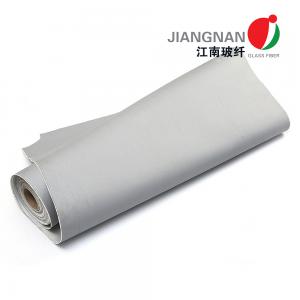 Quality 3732 0.45mm Grey PU Coated Fiberglass Fabric Cloth For Welding Blanket wholesale