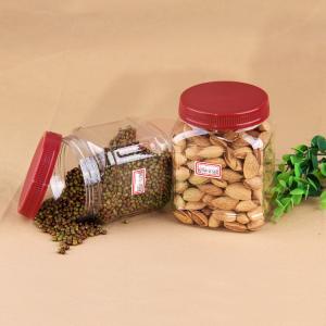 Quality Eco - Friendly 20oz Square Pet Jar For Nuts Packaging 660ml  ISO 9001 wholesale