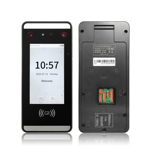 Cheap Palm Reader and Facial Recognition Access Control System and RFID Card Time attendance Terminal with Temperature Detecti for sale