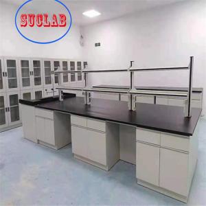 Quality Wholesale Cheap Price Cold Rolled Steel Structure Floor Mounted  Laboratory Workstation Supplier Hong kong wholesale