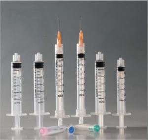 Quality Three Parts Luer Lock Disposable Injection Syringes Concentric Sterilized By EO wholesale