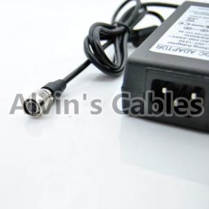China Industrial Basler Camera Power Adapter 12V 3A 6pin Female Hirose Black Color on sale