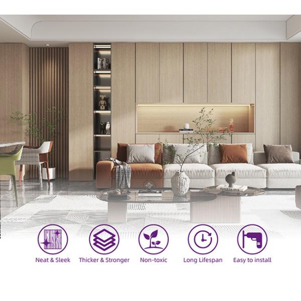 WPC 15mm Durability Wood Internal Panel Moistureoproof Easy Installation