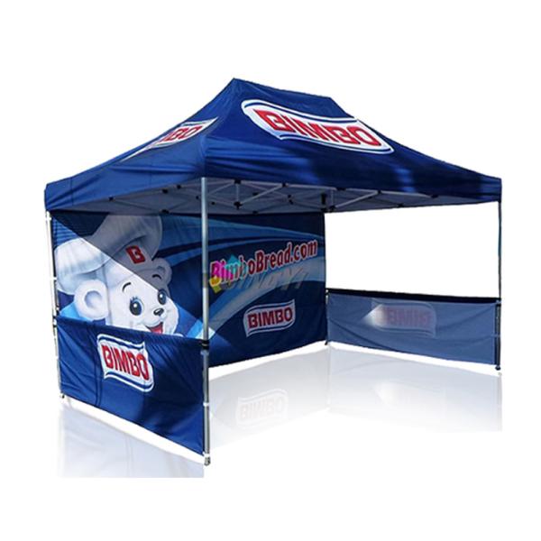 Cheap Easy Set Up Custom Pop Up Tents Bespoke Graphic Convenient Deploying Height Adjustable for sale