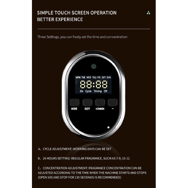 2023 New Arrival Aroma Diffuser Large Coverage 160ml Portable Essential Oil Diffuser Quiet Negative ion purify scent diffuser