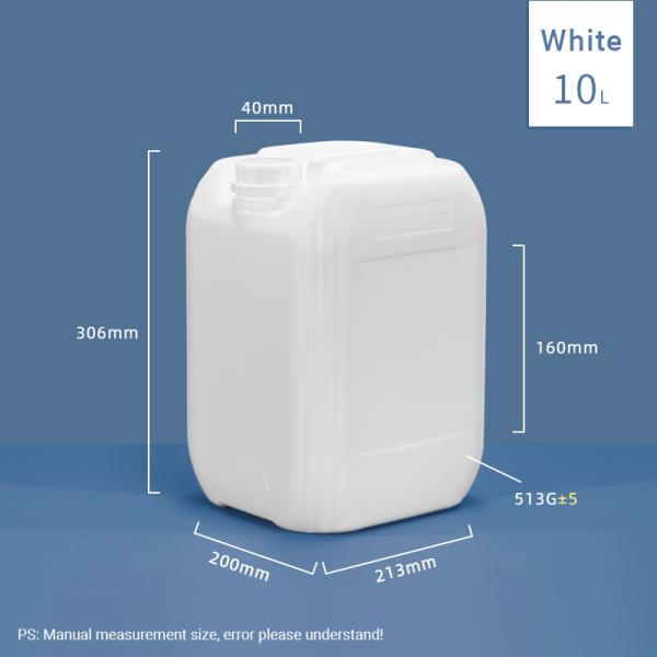 1000cc HDPE Plastic Bottle for Liquid Chemical Storage Acid and Alkali Resistance