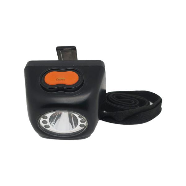 Cheap 18-Hour Working Time Cordless Mining Cap Lamp with 1.3W Main Light and Lithium-Ion Battery for sale