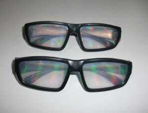 China Rainbow Prismatic 3d Fireworks Glasses Eco Friendly CE FCC RoHS on sale