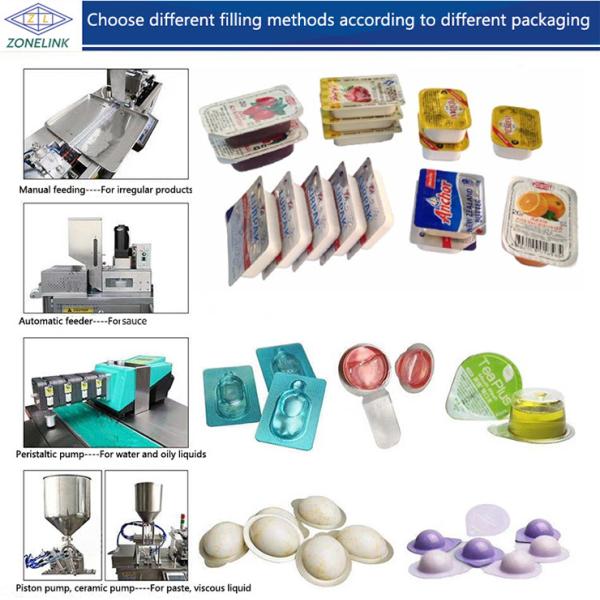 New design package DPP-80 Tomato Paste Sauce Blister Packing Machine