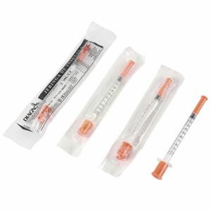 Quality Medical Electrolysis Disposable Needles 0.3ml 0.5ml 1ml Insulin Syringe wholesale