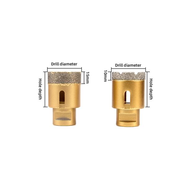 M14 Vacuum Thread Shank Diamond Core Bit 40mm 1 Inch Granite Drill Bit