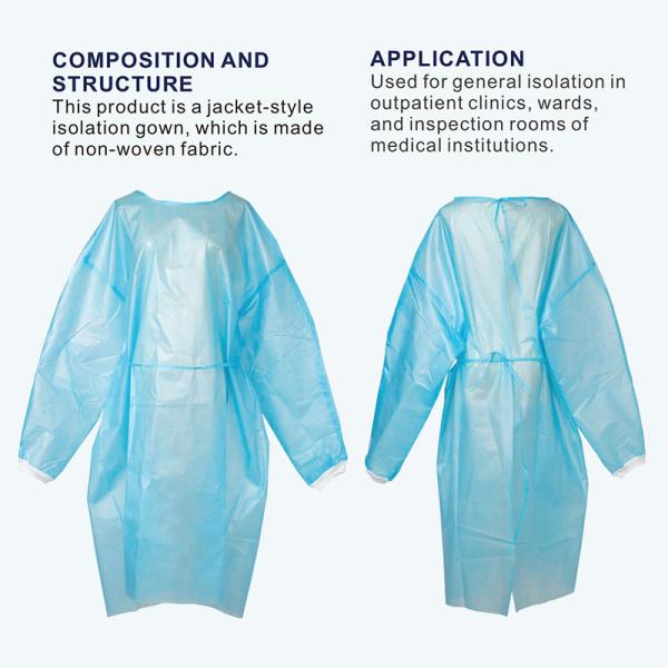 3XL Medical Disposable Sterilized Surgical Gown Surgeon Non Woven Protective Gown ODM