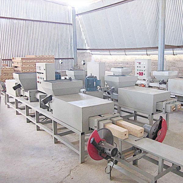 Double Head Pressed Wood Sawdust Pallet Block Press Machine