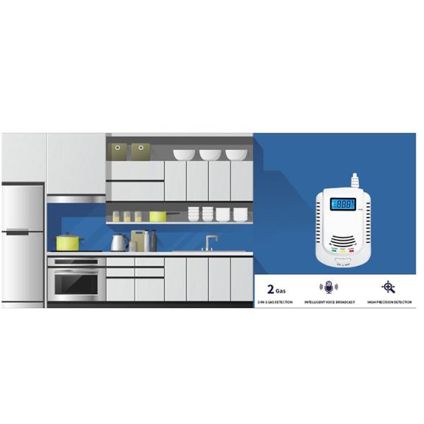 Plug In Carbon Monoxide Alarm Detector For KOABBIT Home Kitchen