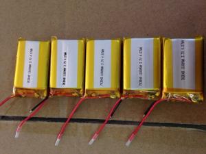 Quality High Discharge Lithium Polymer Battery 1100mAh 3.7V for Digital cameras wholesale