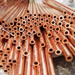 China Custom size  99.9% pure copper pipe ASTM C10100 C10200 C11000 for industry on sale