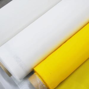 Heat Resistant Polyester Screen Printing Mesh , Plain Woven Polyester Mesh