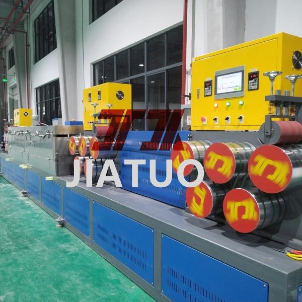 280KG/H Capacity PET Package Box Strap Extrusion Making Machine 2 Line Equip To Automatic Winder With PLC Control