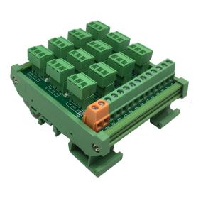Quality PLC Sensor Signal Input Distribution Module Terminal Blocks Connection Board 12 Arrays wholesale