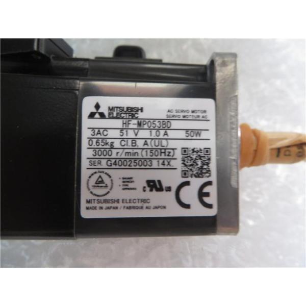 Electric 3 Phase Servo Motor , High Power Servo Motor MITSUBISHI HF-MP053BD 50 Watt 0