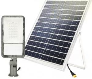 Quality Aluminum IP66 Solar Powered Street Lights LED 100W 2800K - 6500K Color Temperature wholesale